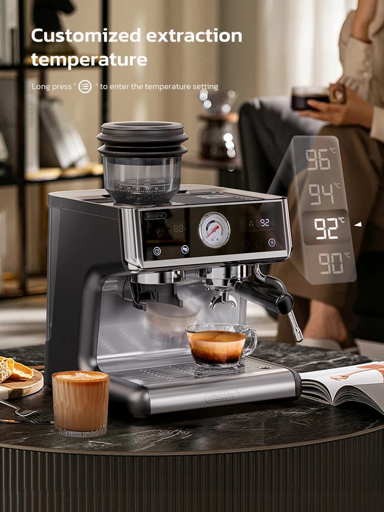 Máquina de Café HiBREW Dual Boiler System Barista Pro 20Bar - Modelo H7A