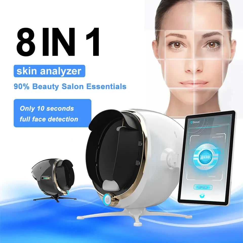 Máquina Portátil de Análisis Facial 3D - Analizador de Cuidado de la Piel Magic Mirror