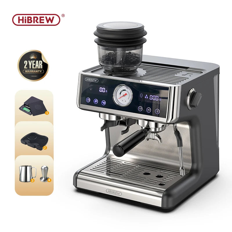 Máquina de Café HiBREW Dual Boiler System Barista Pro 20Bar - Modelo H7A