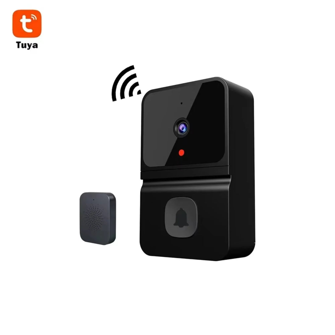 Timbre de Video WiFi con Cámara Inalámbrica, Detección de Movimiento PIR, Alarma IR y Seguridad Inteligente