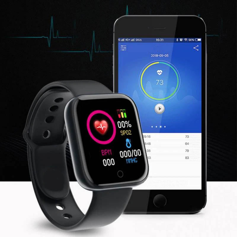 Smartwatch Deportivo con Bluetooth y Monitor de Salud