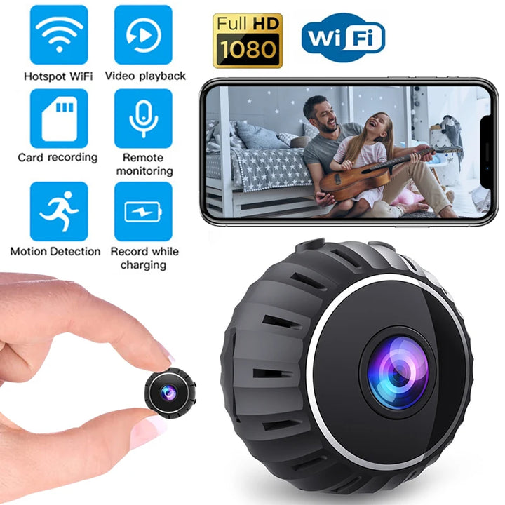 Mini Cámara Inteligente WiFi 1080P