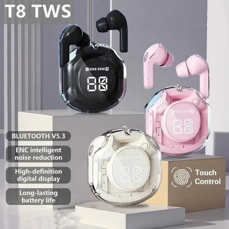 Auriculares Bluetooth T8 PRO Tws con Pantalla LED Digital