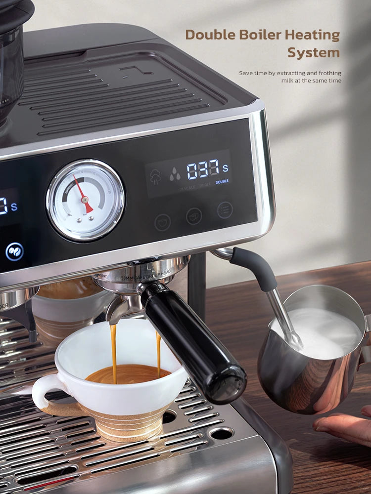 Máquina de Café HiBREW Dual Boiler System Barista Pro 20Bar - Modelo H7A