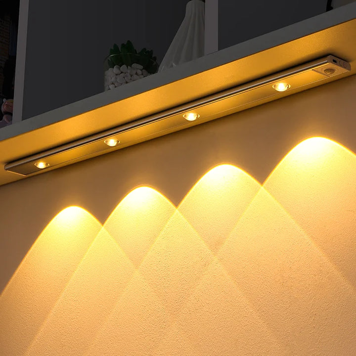 Lámpara LED Sensor de Movimiento - Luz Nocturna Recargable y Ultrafina para interiores