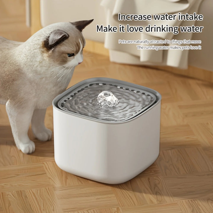 Fuente Automática para Gatos (Alimentada por USB)