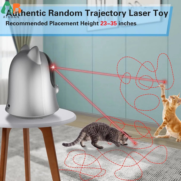 Puntero Láser Automático Interactivo para Gatos ATUBAN