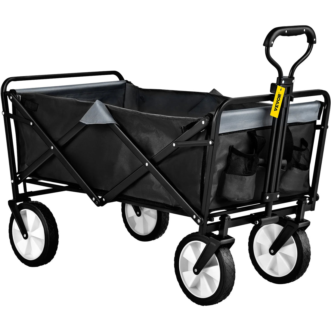 Carrito Plegable VEVOR para Camping, Playa y Picnic - Gran Capacidad y Mango Ajustable